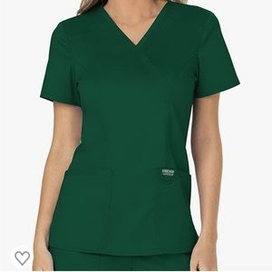 Mock Wrap Scrubs for Women Workwear Revolution, Soft Stretch, Easy Care WW610